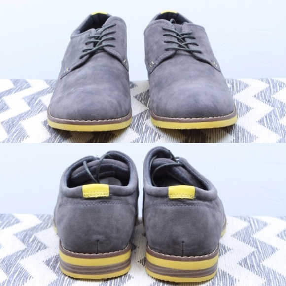 Mens "Hugo" Grey Dress Shoes - Picture 2 of 4